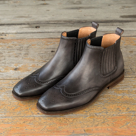 Botas Casuales Antipelaje con Cordones para Hombre - Image 2