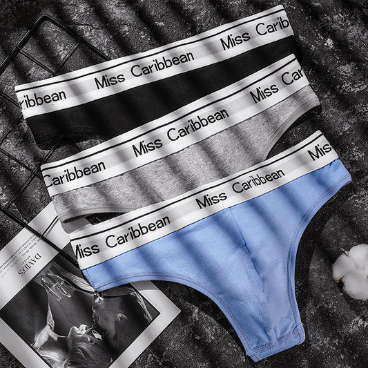 Ropa Interior Deportiva para Hombre con Diseño Convexo y Cintura Letras - Image 2
