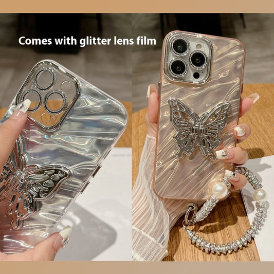 Funda Protectora con Efecto Agua y Mariposas de Silicona - Image 2