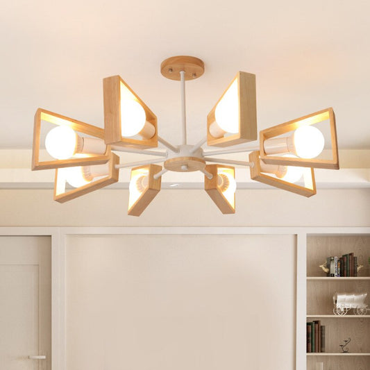 Lámpara Colgante de Madera para Dormitorio - Image 2