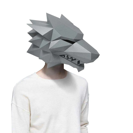 Máscara Facial de Papel Modelo Animal de Cara Completa - Image 2