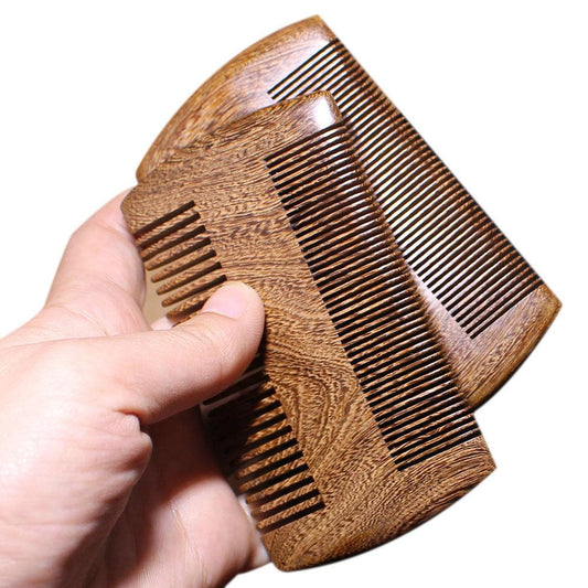 Peine de Madera de Sándalo Antiestático Hecho a Mano - Image 2