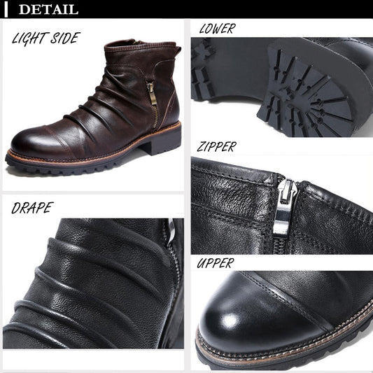 Botas Vaqueras de Cuero Premium - Estilo Martin Clásico - Image 2