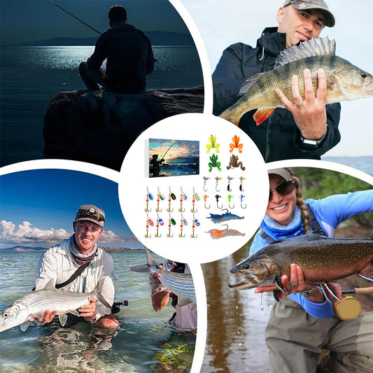 Set de Pesca Navideño con Calendario de 24 Días - Image 2