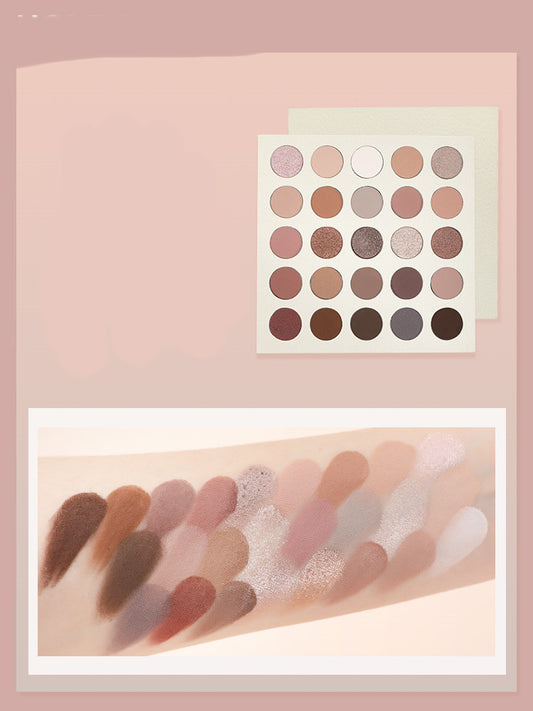 Paleta de Sombras 25 Colores Tierra y Té con Leche - Acabado Mate Premium - Image 2