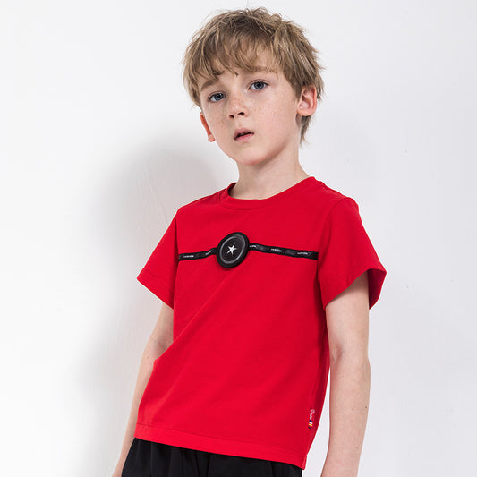 Camiseta Infantil de Manga Corta Estilo Europeo y Americano - Image 2
