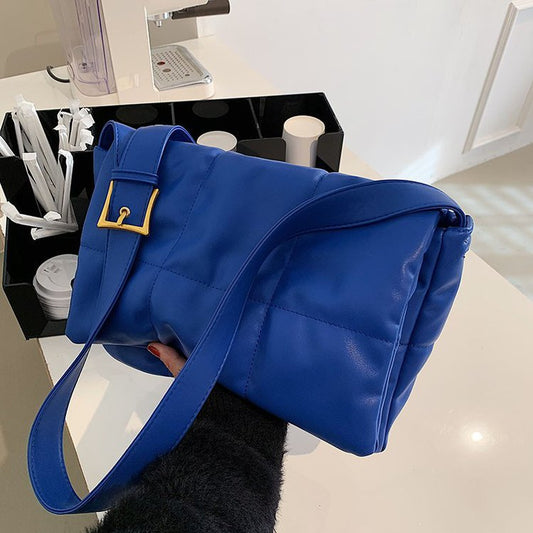 Bolso Diagonal de Cuero PU Suave con Textura - Image 2
