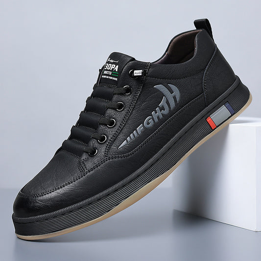 Zapatos de Cuero Casual Transpirables para Hombre - Diseño Versátil - Image 2