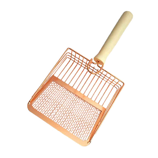 Pala para Arena de Gatos con Mango Ergonómico - Acero Inoxidable Premium - Image 2