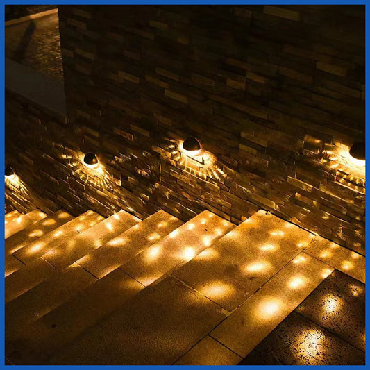 Lámpara Solar de Pared para Jardín - Luz Ambiental Impermeable para Terraza y Villa - Image 2