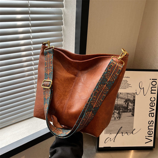 Bolso Bandolera Bucket de Gran Capacidad para Mujer - Image 2