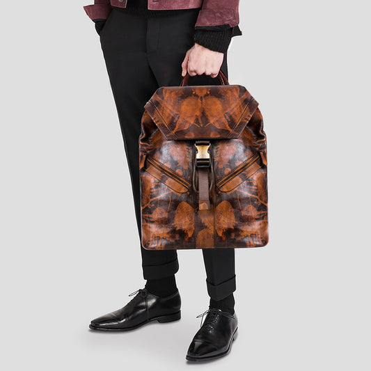 Mochila de Viaje en Cuero Genuino Premium - Image 2