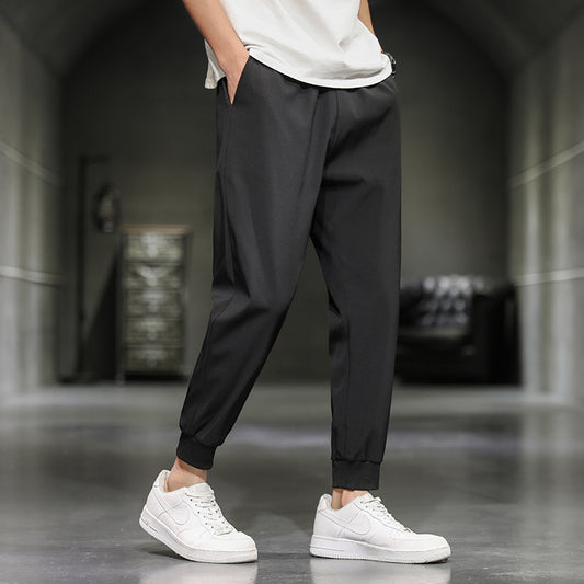 Pantalones Casuales Harlan Trendy Brand con Corte de Nueve Puntos - Image 2