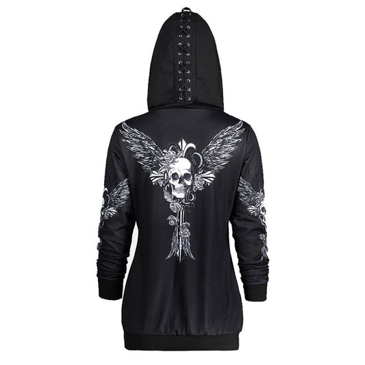 Sudadera con Capucha Estampado Luna Manga Larga - Image 2
