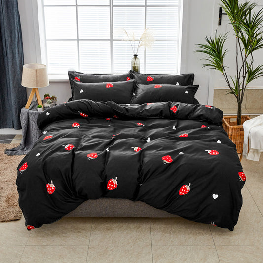 Juego de Cama de Algodón y Aloe de Cuatro Piezas - Image 2