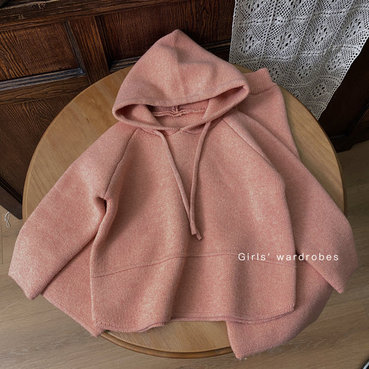 Conjunto Infantil: Sudadera con Capucha Tejida y Pantalón Casual - Image 2