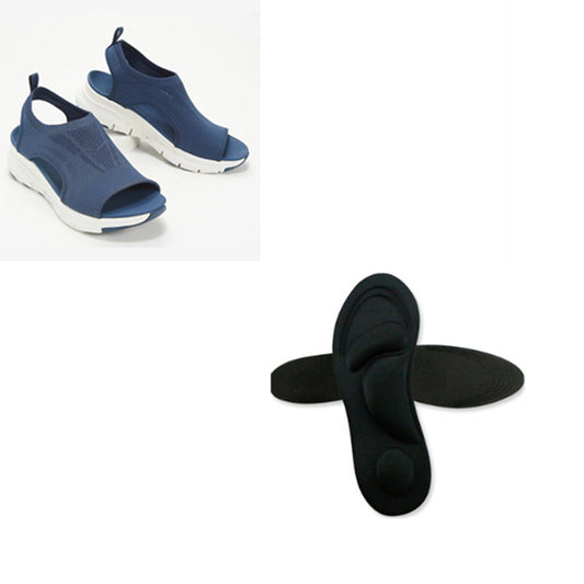 Sandalias Plataforma Tejidas Volantes Talla Grande - Comodidad de Verano - Image 2