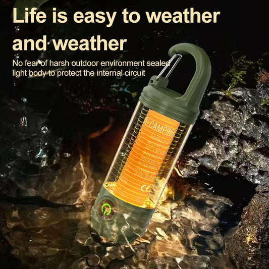 Linterna LED Recargable Multifuncional para Camping y Ciclismo Nocturno - Image 2