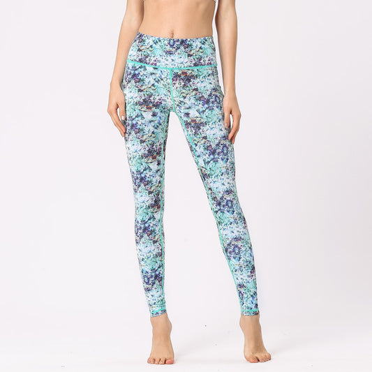 Leggings Deportivos de Cintura Alta con Estampado Digital - Image 2