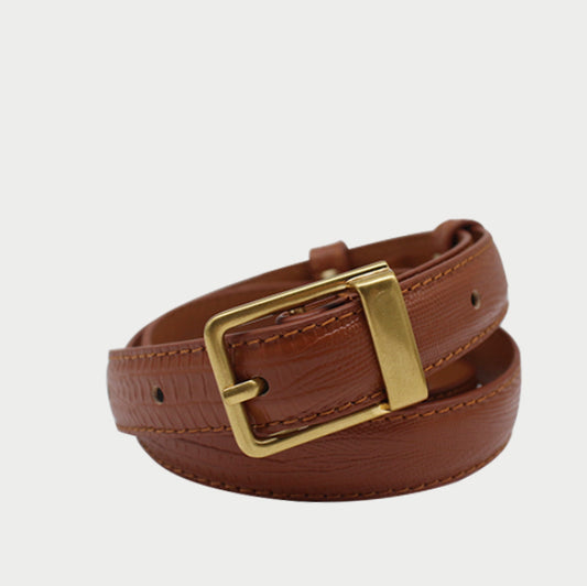 Billetera de Cuero Genuino con Patrón Lagarto Retro - Image 2