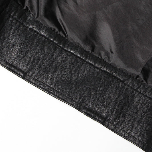 Chaqueta de Cuero PU Estilo Motociclista para Mujer - Image 2
