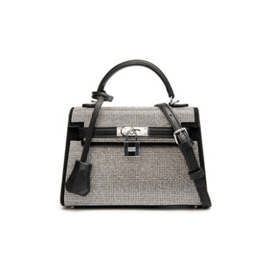 Bolso Bandolera de Primavera con Cristales y Diamantes de Imitación - Image 2