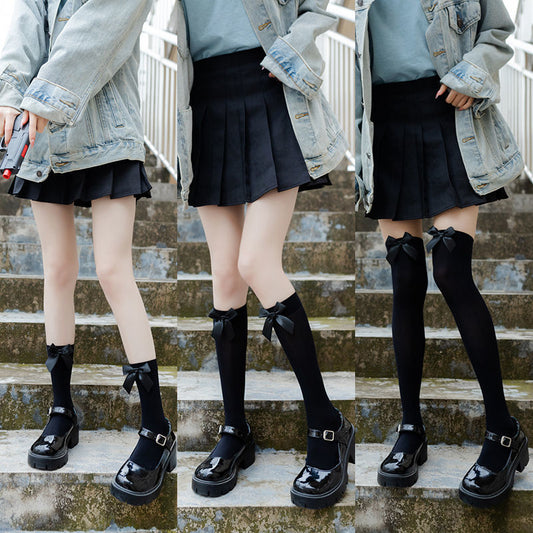 Calcetines Kawaii Niña Corazones Estilo Soft Girl Japonés - Image 2