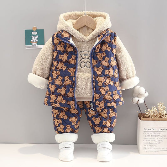 Sudadera con Capucha Acolchada para Niños con Diseño Cartoon - Image 2