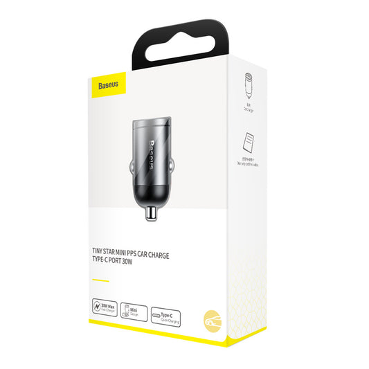 Cargador Rápido para Auto Baseus Huixiaoxing 30W - USB Simple - Image 2