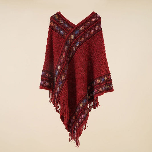 Chal Pullover Étnico con Diseño de Diamantes - Image 2