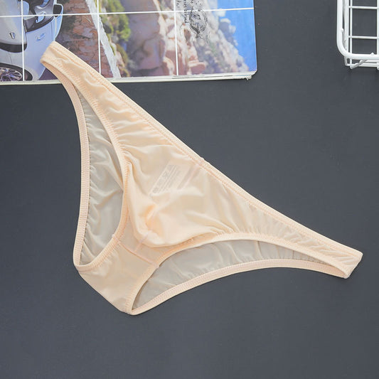Bóxer Transparente Hombre Cintura Baja Seda Hielo Ultrafino Tanga - Image 2