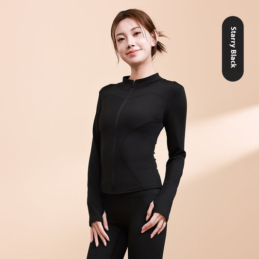 Chaqueta Deportiva de Yoga Ajustada para Mujer de Secado Rápido - Image 2