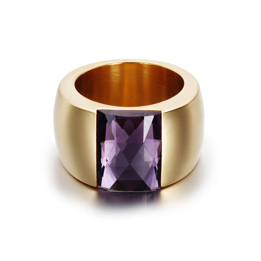 Anillo de Acero Titanio Multicolor Personalizado - Image 2
