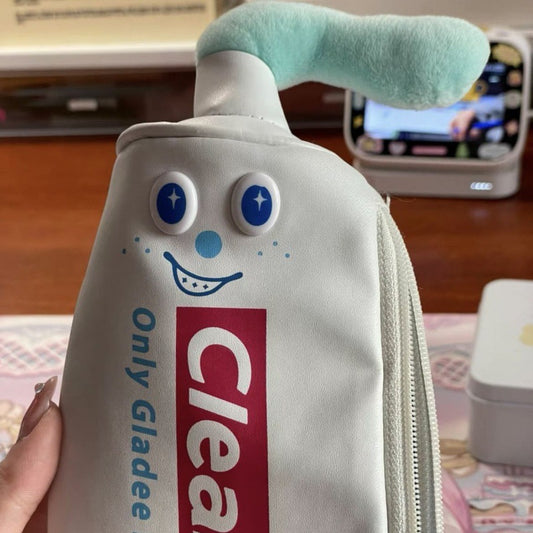 Estuche Portalápices Diseño Pasta de Dientes - Organizador Escolar Divertido para Niñas - Image 2