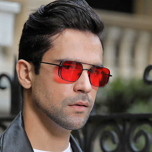 Gafas Steampunk Vintage para Hombre con Bolsa Lateral - Image 2