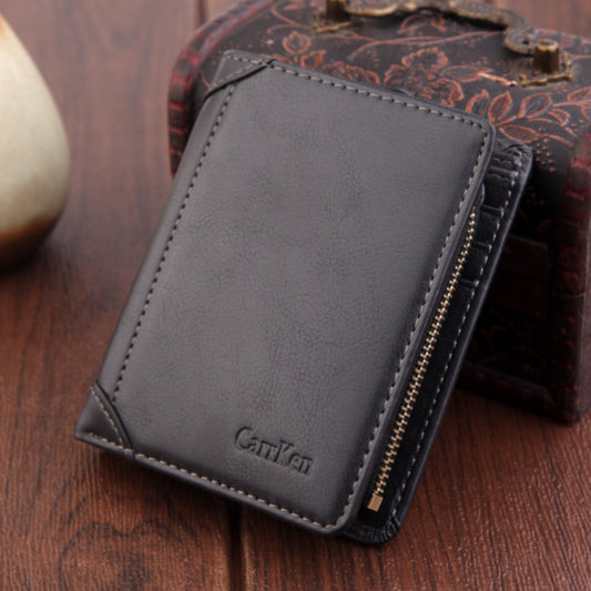 Cartera Corta Hombre Retro Mate Portacédulas - Image 2