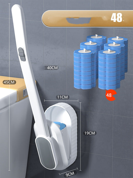 Cepillo de Baño Desechable con Mango Largo y Montaje en Pared - Image 2