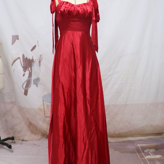 Vestido de Gasa Elegante sin Mangas para Damas de Honor y Eventos - Image 2