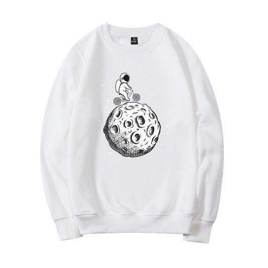 Sudadera Casual Astronauta en el Espacio - Estampado Moderno Manga Larga - Image 2