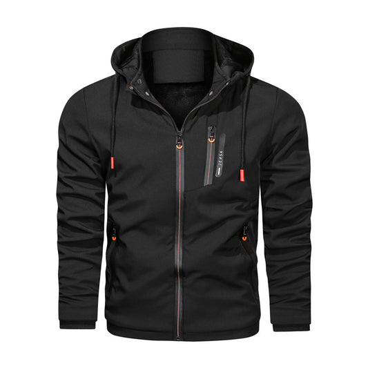 Chamarra Deportiva Casual con Cierre y Detalles Multicolor en Algodón Ligero - Image 2