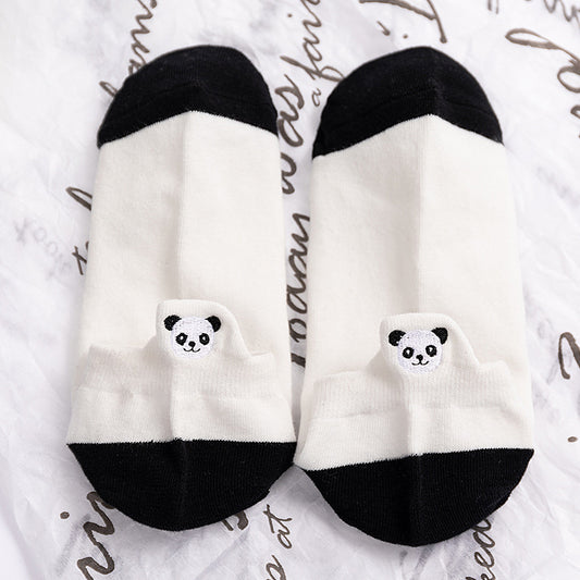 Calcetines de Algodón Bordados Transpirables para Hombre - Image 2