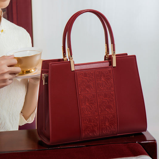 Bolso Rojo de Lujo para Mujer Sofisticada - Image 2