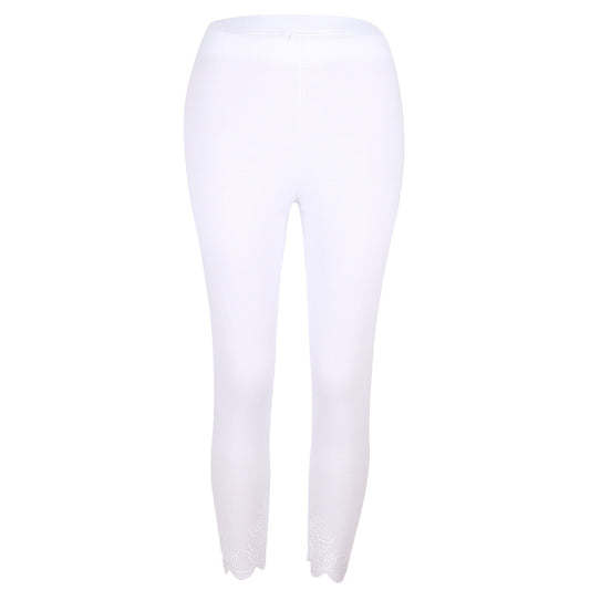 Pantalones Capri Ajustados con Estampado Reductor - Image 2