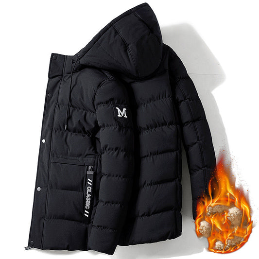 Chaqueta Corta de Algodón con Gorro Desmontable - Image 2