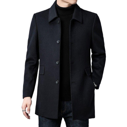 Abrigo de Lana Reversible para Hombre - Uso Todo el Año - Image 2