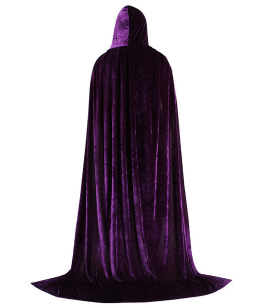 Capa de Bruja Negra para Disfraz de Halloween y Eventos - Image 2
