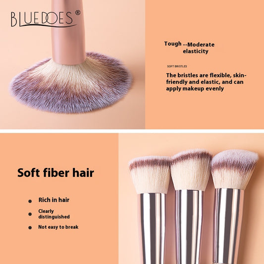 Set de 18 Brochas de Maquillaje Profesional con Mango de Madera Maciza - Image 2