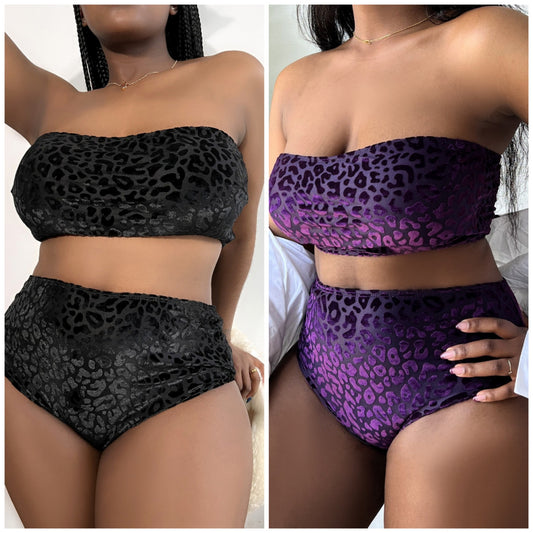 Bikini Talle Grande Cintura Alta con Abertura Lateral - Image 2