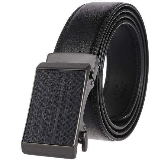 Cinturón de Cuero Genuino con Hebilla Automática para Hombre - Estilo Ejecutivo - Image 2