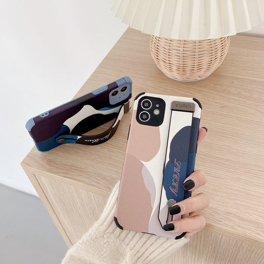 Funda de Celular Silicona Morandi con Correa de Muñeca - Image 2